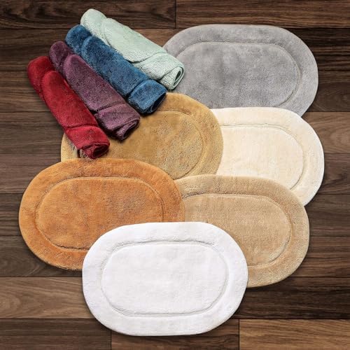 Superior Non-Slip 2 Piece Bath Rug Set, Ultra Plush, Soft and