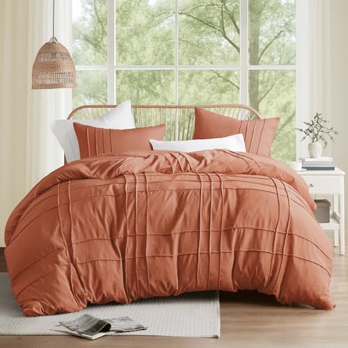 Comfort Spaces Porter Soft California King Comforter Set, Clay