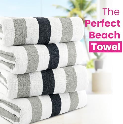 CASA COPENHAGEN Monaco Beach Towels Designed in Denmark Rough and