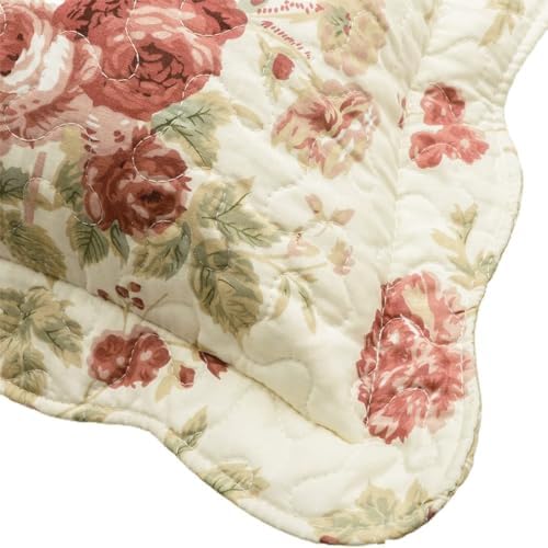 vctops Boho Floral Patchwork Pillow Shams Pack of 2 Farmhouse 100%