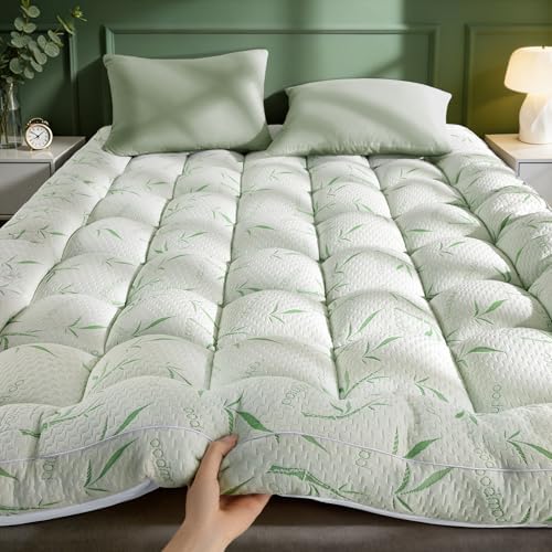 LIANLAM Mattress Topper,1200 GSM Cooling Mattress Pad,2In Extra Thick