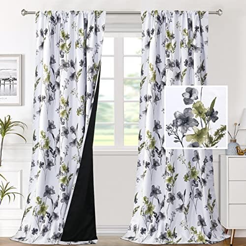 H.VERSAILTEX 100% Blackout Curtains 96 Inches for Living Room