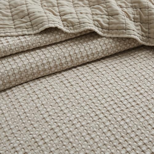 Levtex Home Mills Waffle King Bedspread Set (122x106in) with 2 Pillow
