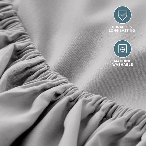 Bare Home 5-Pack Fitted Bottom Ultra-Soft Sheets King - Premium 1800