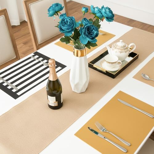 10 Pack Burlap Table Runners Rustic Jute Table Runner Placemats Bulk