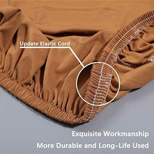 Dimatic 2 Pack Dining Chair Covers, Stretch Spandex Removable Washable