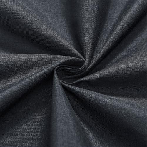 Blackout Curtains for Bedroom 108 Inch Long with Black Liner