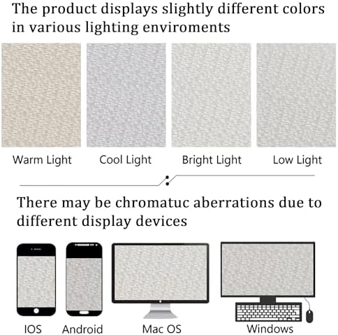 Lecloud Bessie Ivory Curtains 72 Inches Long 2 Pcs, Dual Rod Pocket