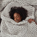 Bearaby Weighted Blanket 15 lbs (40"x72") – Moonstone Grey Blanket