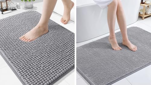 Arotive Luxury Chenille Bathroom Rugs Set, Ultra Soft and Absorbent