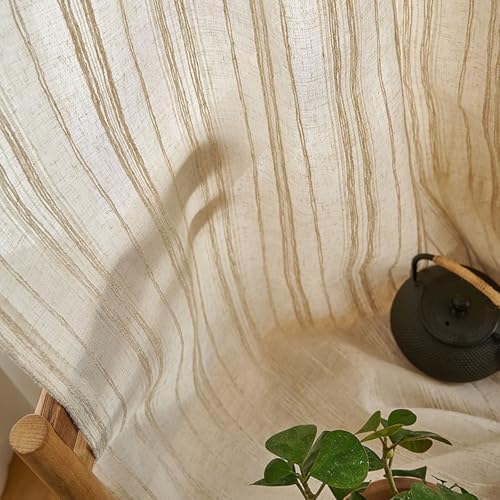 Beydodo Living Room Curtains 63 Inch Length 2 Panels, Privacy Curtains