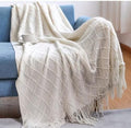 Soft Throw Blanket Boho Throw Blanket Knitted Throws for Couch Bed
