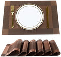 Placemats,Table Place Mats for Kitchen Dining, Heat-Resistant
