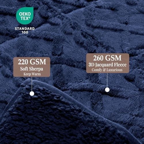 Topblan Weighted Blanket for Adults 20lbs, 60 x 80 Queen Size for Bed