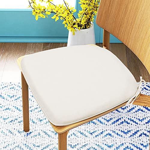 Magpie Fabrics 17"x16"x2" U-Shape Chair Cushions with Ties 2 Count