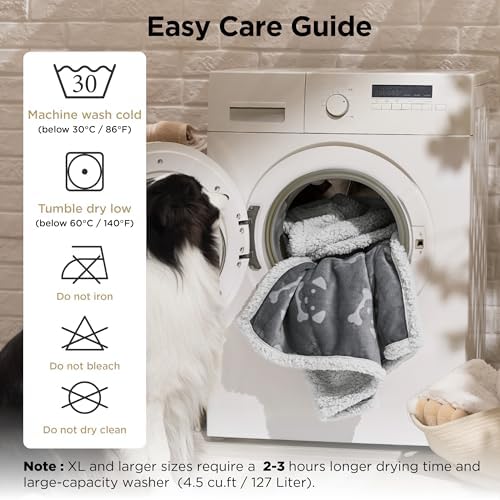 Bedsure Waterproof Blanket for Bed - Twin Size 60"x80", Anchor Gray