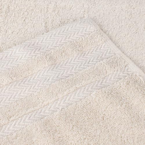 Impressions Hays Cotton Medium Weight Towels, Towel Set for Bathroom