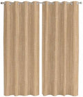 Sand Beige Window Curtains 84 Inch Length 2 Panels Set, Boho Modern