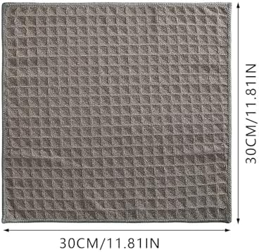 4 Pack 11.8x11.8 Inch Microfiber Cleaning Cloth for Glasses, Washable