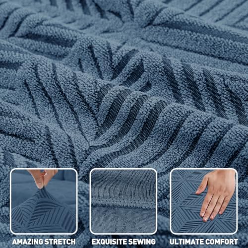 ZNSAYOTX Stretch Couch Cover, 1 Piece Sofa Covers for 3 Cushion Couch
