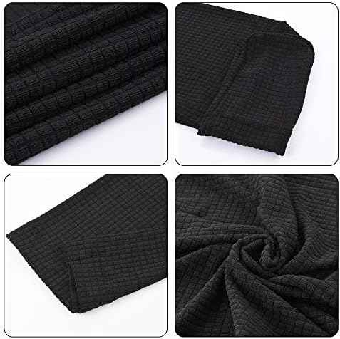 CM Anti-Slip Sofa Armrest Slipcover, Black
