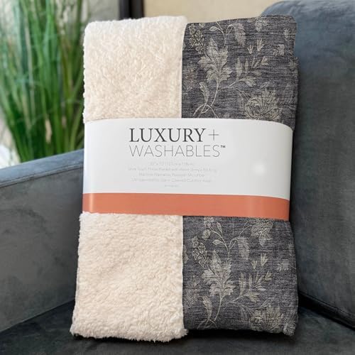Addison Rugs ASB680 Taupe 50" x 70" Oversized Sherpa Throw Blanket