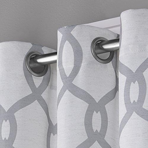EXCLUSIVE HOME Kochi Light Filtering Linen Blend Grommet Top Curtain