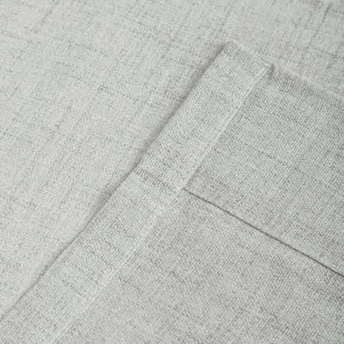 2 Panels Light Filtering Pinch Pleated Curtains, 108 Inches Long