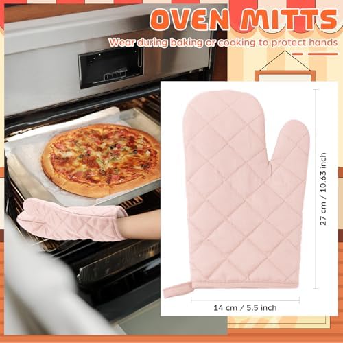 6 Pairs Heat Resistant Oven Mitts Kitchen Oven Gloves 11 Inch Long