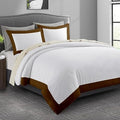 SLEEP-NEST Dual Tone Duvet Cover Set Twin 68"x90" Long Staple 100%