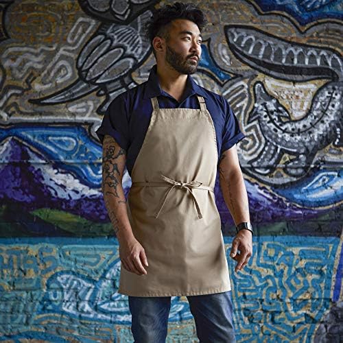 Uncommon Threads Unisex Adjustable No Pocket Restaurant Bib Apron