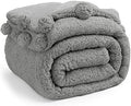 LBRO2M Sherpa Fleece Bed Blanket Super Soft Plush Warm Throw King