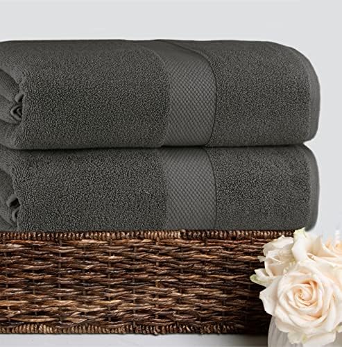 COTTON CRAFT Luxury Hotel Bath Sheet - 2 Pack Oversized 100% Cotton