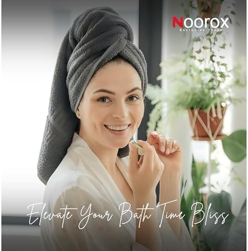 Bath Towels 27x54 Pack of 4 Soft, Absorbent, Quick-Dry Premium Cotton