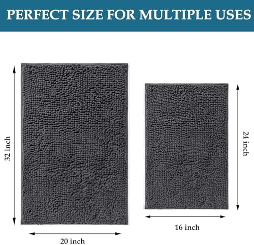 Bathroom Rugs Set 2 Piece Bathroom Mats Bath Rugs Non Slip Bath Rugs