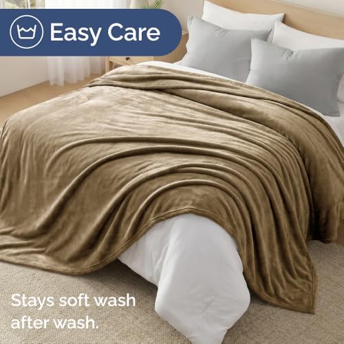 Fleece Blanket King Size - Ultra-Soft Warm Flannel Fleece Blanket