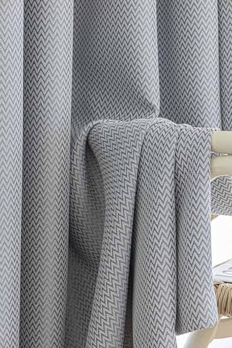 63 Inch Curtains 2 Panel Set Blackout, Room Curtains for Bedroom
