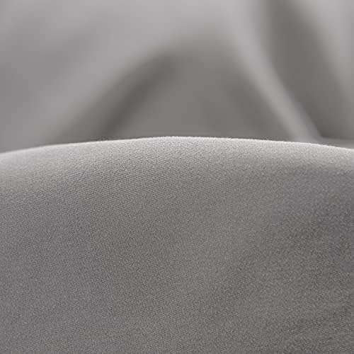 Chanasya Premium Solid Duvet Cover Set - Duvet Cover (90” x 90”) & 2