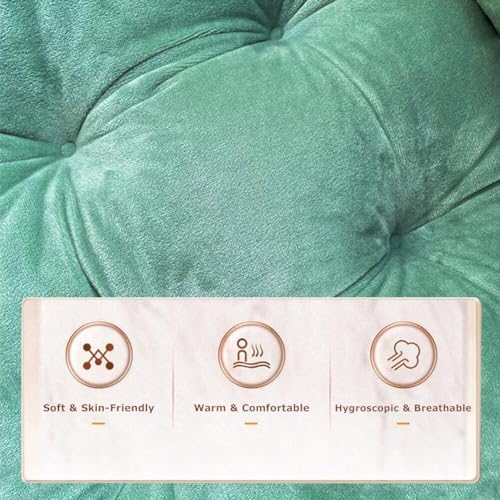 White Seat Cushion - 17 * 17 Inch, Soft Office & Indoor Rocking Chair