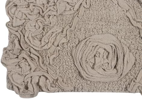 Home Weavers Modesto Bath Rug 100% Cotton Bathroom Rugs Set, Washable