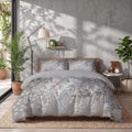 Duvet Cover King,Reversible Dreamy Tree Branches Light gray Duvet