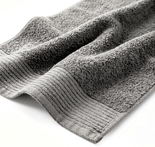 Superior Cotton Marble Jaquard Rope Border Bath Towel Set, 10 Piece