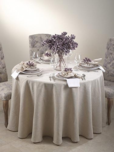 Fennco Styles Toscana Contemporary Linen Blend Natural for Dinner