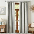 Pinch Pleated Curtains Blackout for Living Room, 100% Black Out