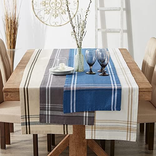 DII French Stripe Dining Table Collection Farmhouse Style Table