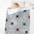 Modern Style Plush Fleece Throw Blanket Minimalist Cozy Lightweight