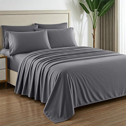 Mayfair Linen 100% Pure Egyptian Cotton Sheet King Size - Luxury 1000