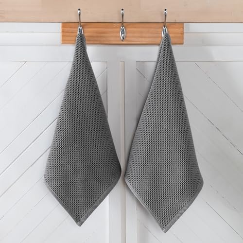 Elegant Comfort 100% Turkish Cotton 24-Pack Waffle Premium Kitchen