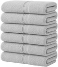 100% Cotton Bath Towel Set Pack of 6|500 GSM|Soft Large Bath