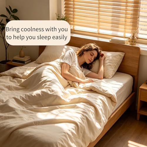 Cooling Cotton Blankets for Hot Sleepers Night Sweats,Lightweight and